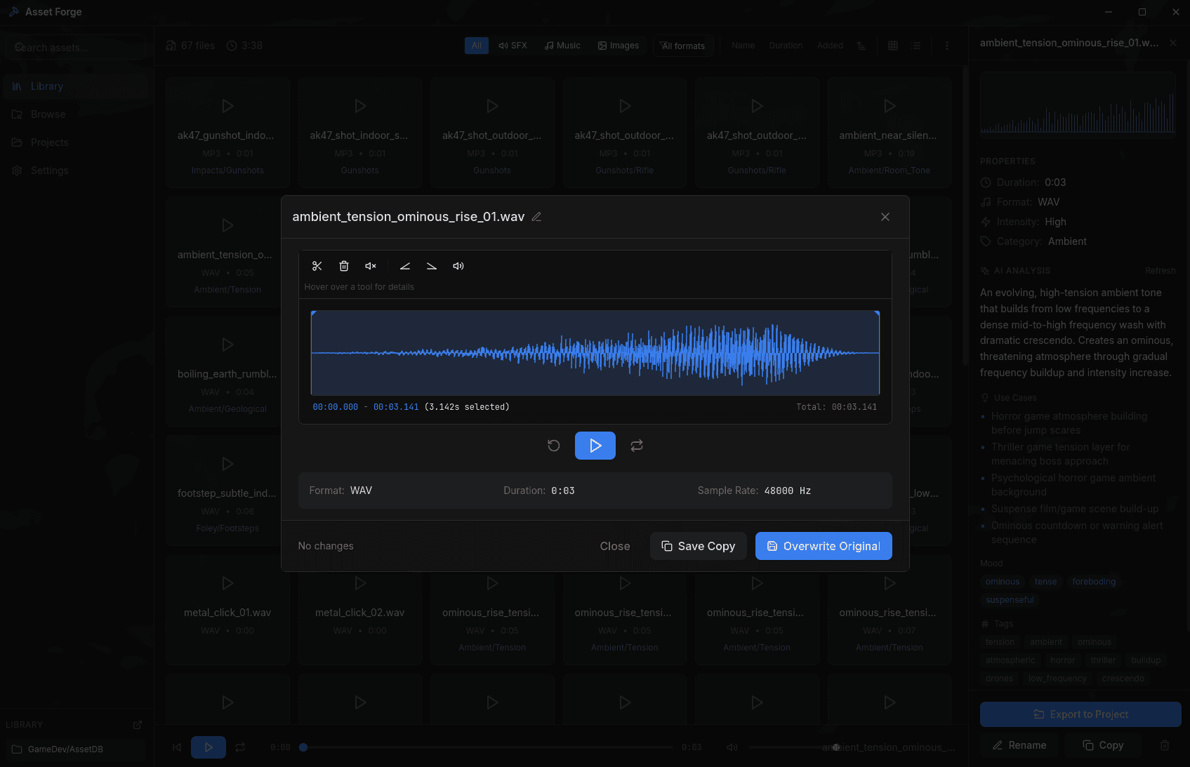 Asset Loadout desktop application